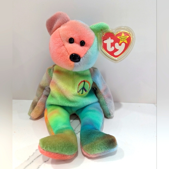 TY beanie babie. Peace bear. Retired. Excellent condition. Other TY available. - Picture 1 of 6
